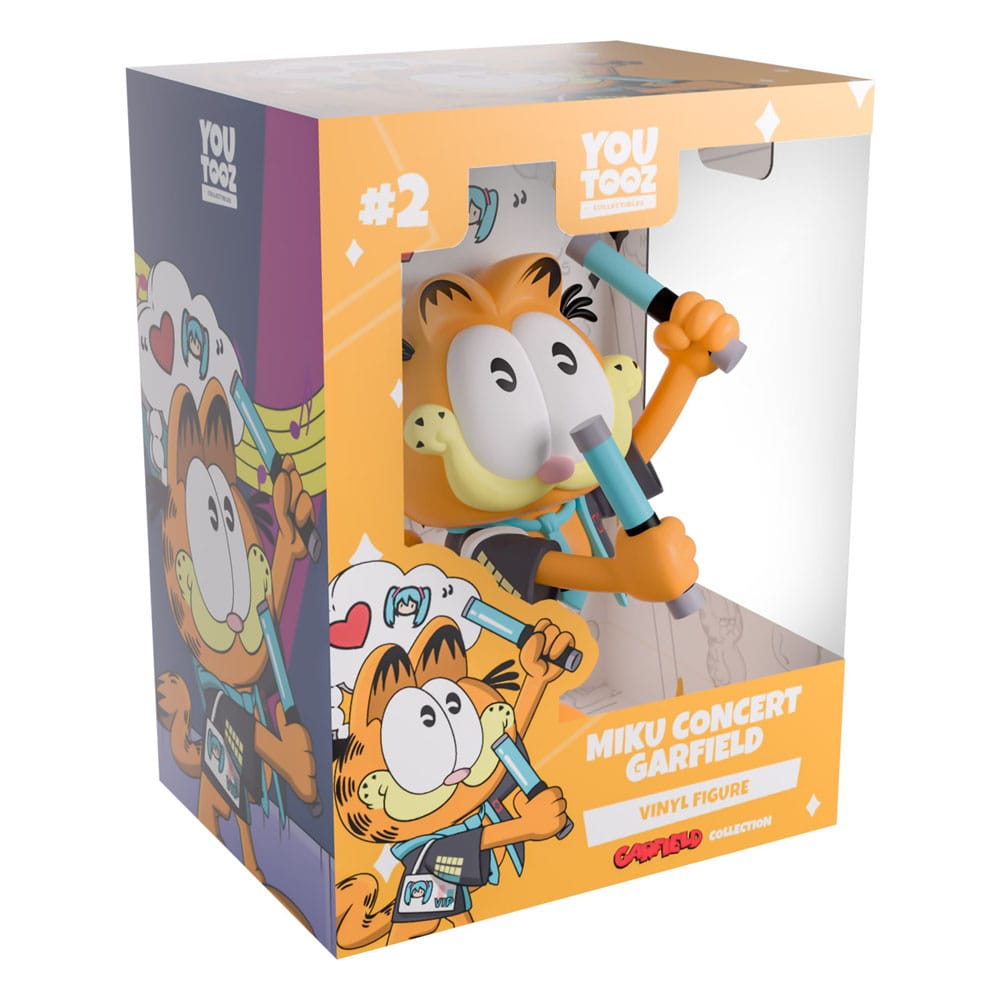 Hatsune Miku x Garfield Vinyl Figur Miku Concert Garfield 13 cm Image 6