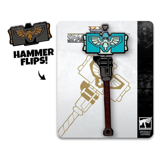 Space Marine 2 Ansteck-Pin Thunder Hammer 5 cm Image 2