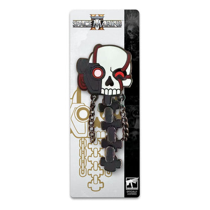 Space Marine 2 Ansteck-Pin Servo Skull 5 cm Image 2
