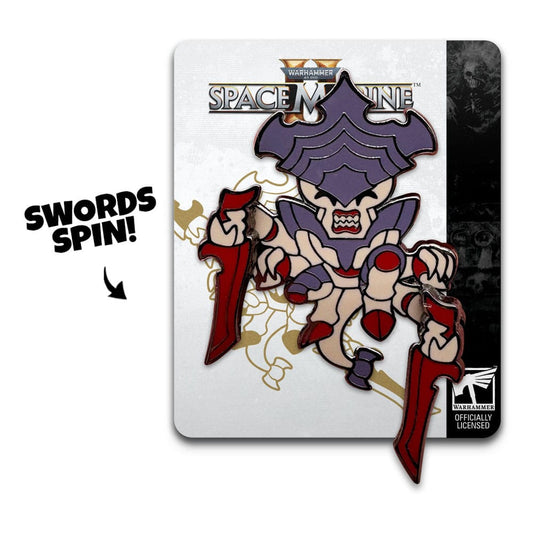 Space Marine 2 Ansteck-Pin Tyranid Warrior 5 cm Image 2