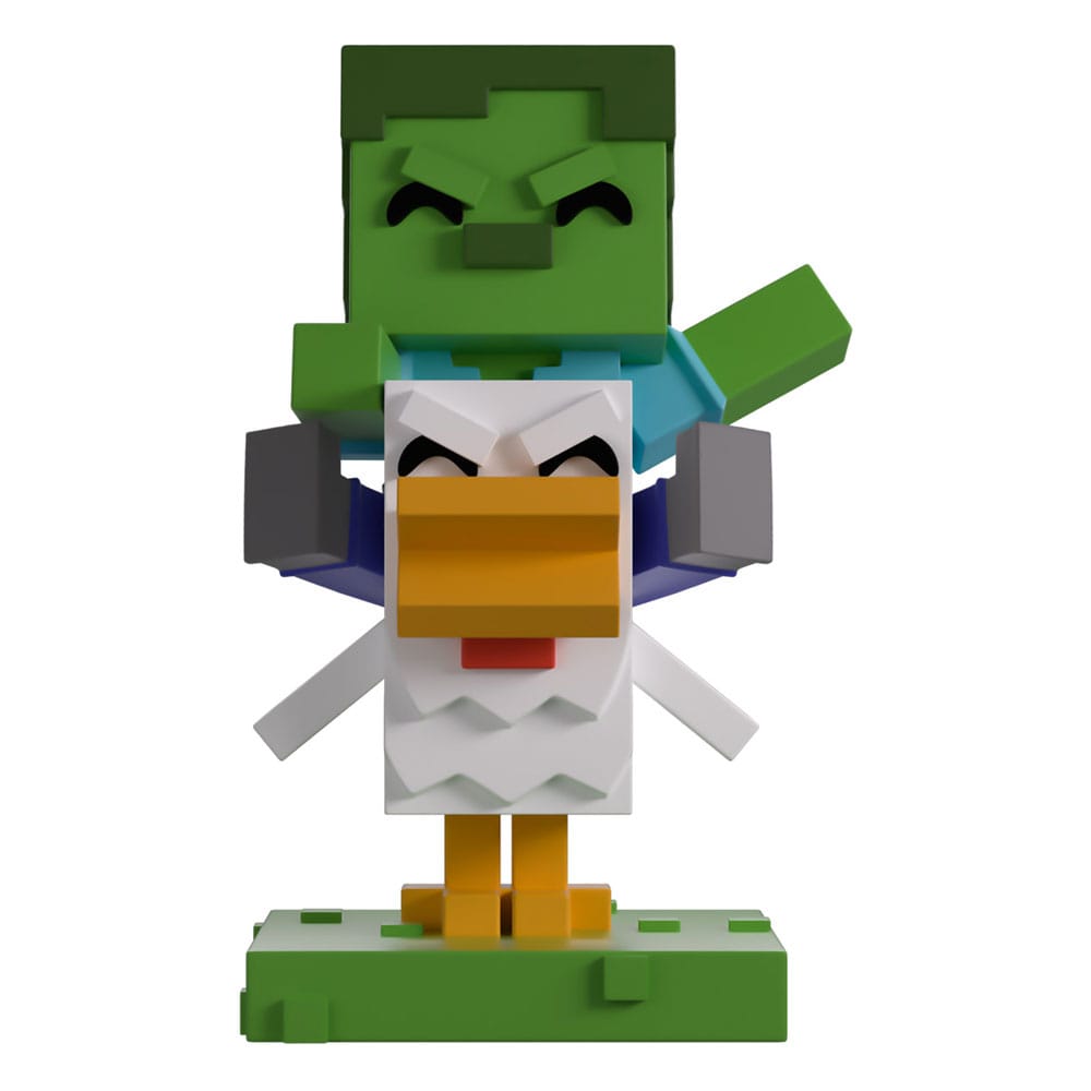 Minecraft Vinyl Figur Chicken Jockey 12 cm Image 1