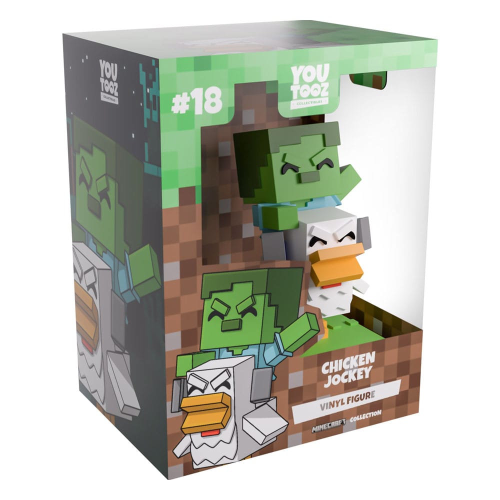 Minecraft Vinyl Figur Chicken Jockey 12 cm Image 5