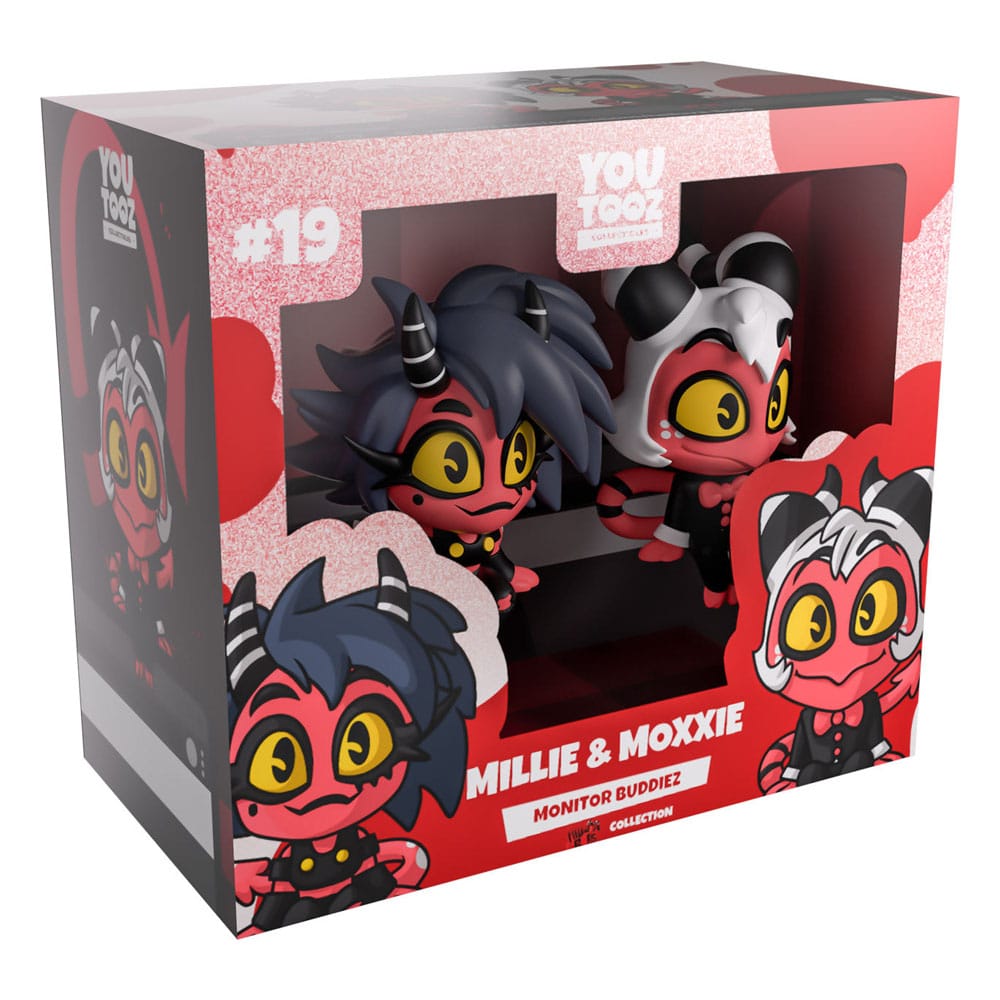 Helluva Boss Vinyl Figuren Millie & Moxxie Monitor Buddiez Image 4