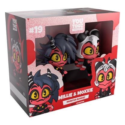 Helluva Boss Vinyl Figuren Millie & Moxxie Monitor Buddiez Image 4