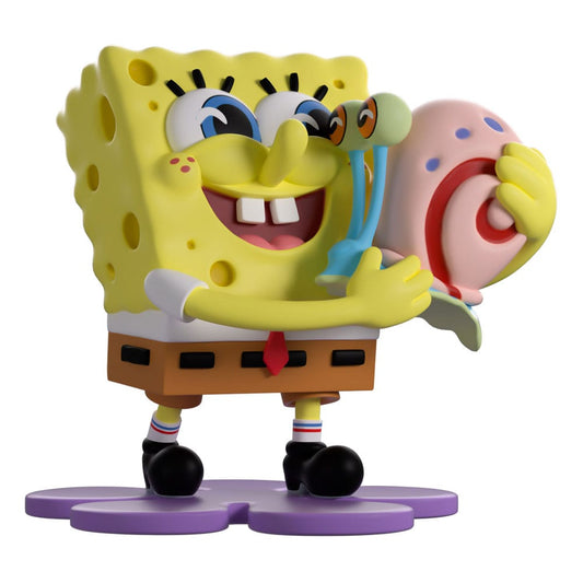 SpongeBob Schwammkopf Vinyl Figur Spongebob & Gary 9 cm Image 1