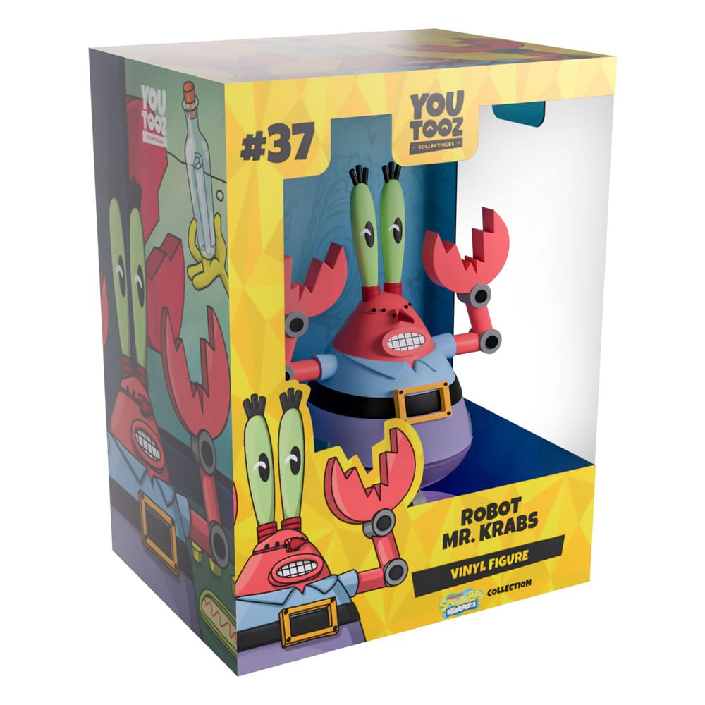 SpongeBob Schwammkopf Vinyl Figur Robot Mr. Krabs 13 cm Image 2