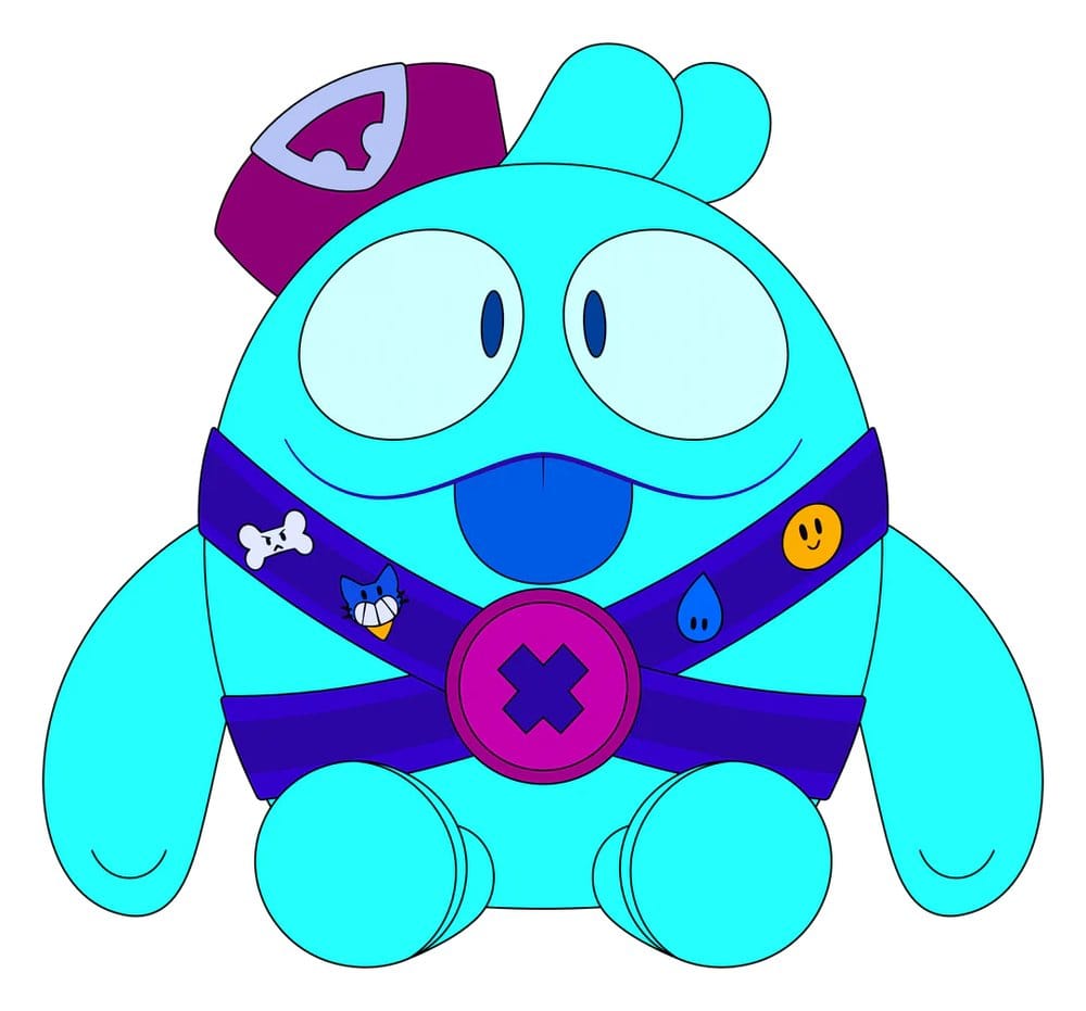Brawl Stars Plüschfigur Squeak 22 cm Image