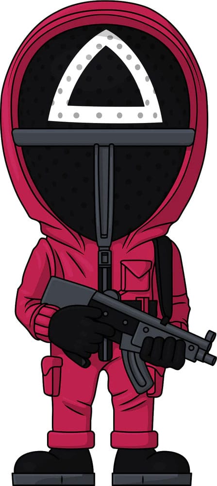 Squid Game Vinyl Figur Masked Soldier 11 cm Image 2