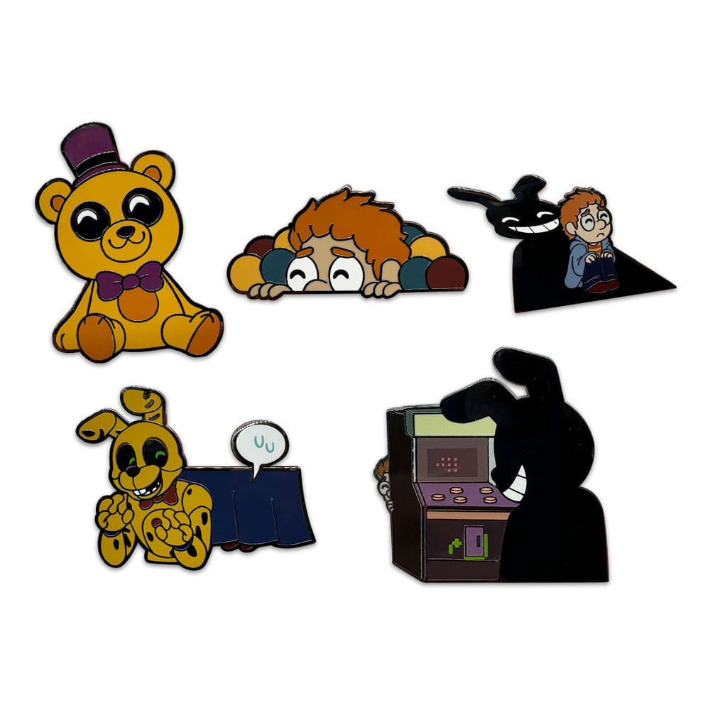 Five Nights at Freddy's Ansteck-Pins Set Into the Pit 3 cm (6) Image 1