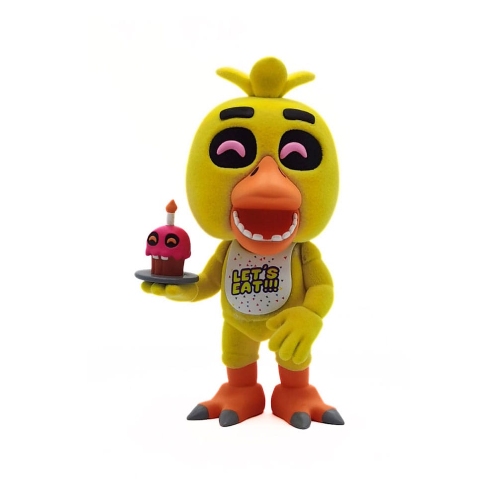 Five Night's at Freddy Vinyl Figur Chica Flocked 12 cm Image 1