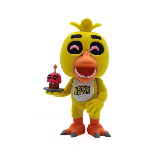 Five Night's at Freddy Vinyl Figur Chica Flocked 12 cm Image 1