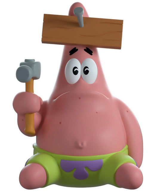 SpongeBob Schwammkopf Vinyl Figur Nail on Head Patrick 10 cm Image 1
