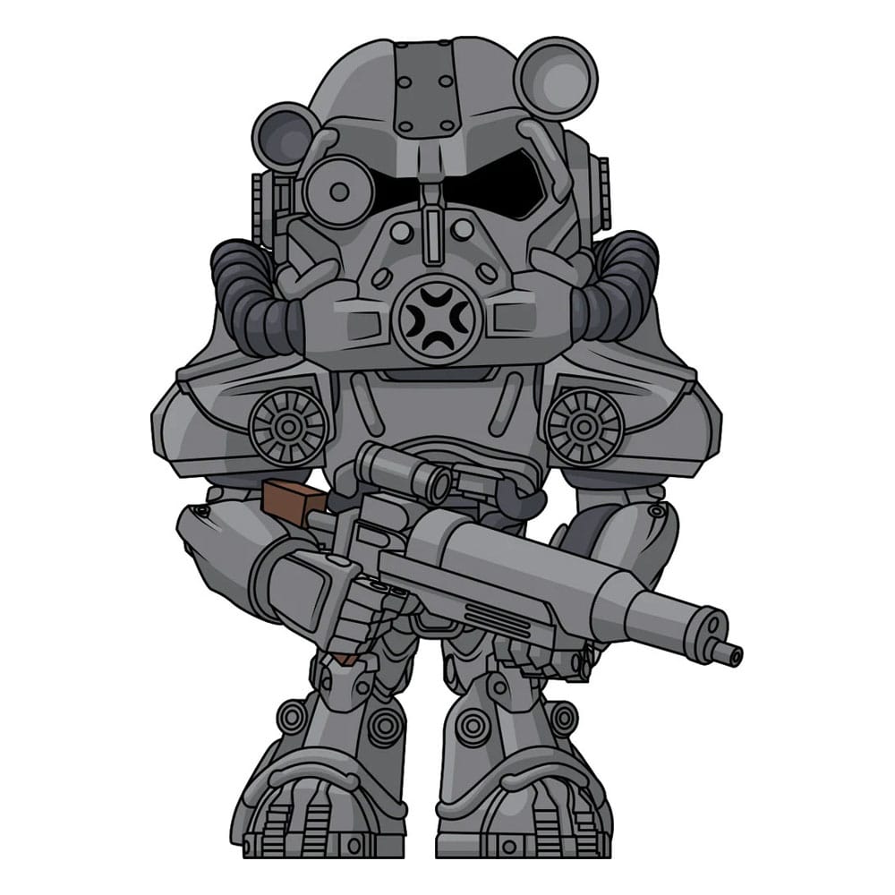 Fallout Vinyl Figur T-60 Power Armor 11 cm Image 3