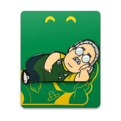 Sakamoto Days Ansteck-Pin Laying Down Sakamoto 5 cm Image 2