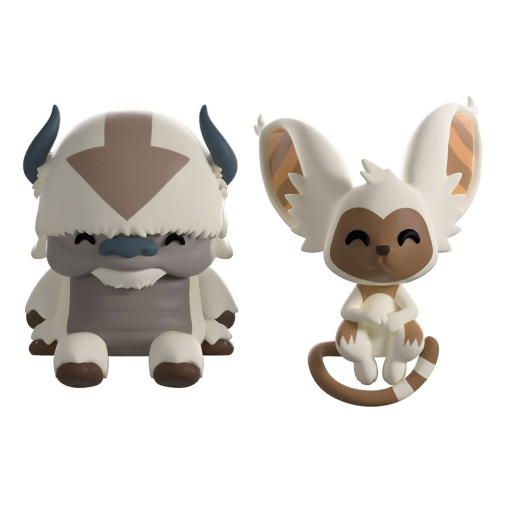 Avatar: The Last Airbender Vinyl Figuren Appa and Momo Monitor Buddiez 5 cm Image 1