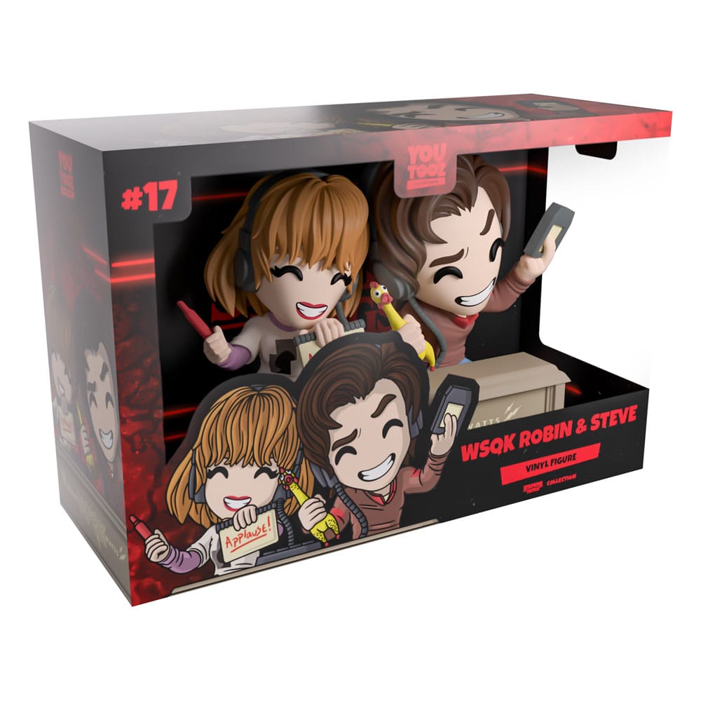 Stranger Things Vinyl Figur WSQK Robin & Steve 13 cm Image 1