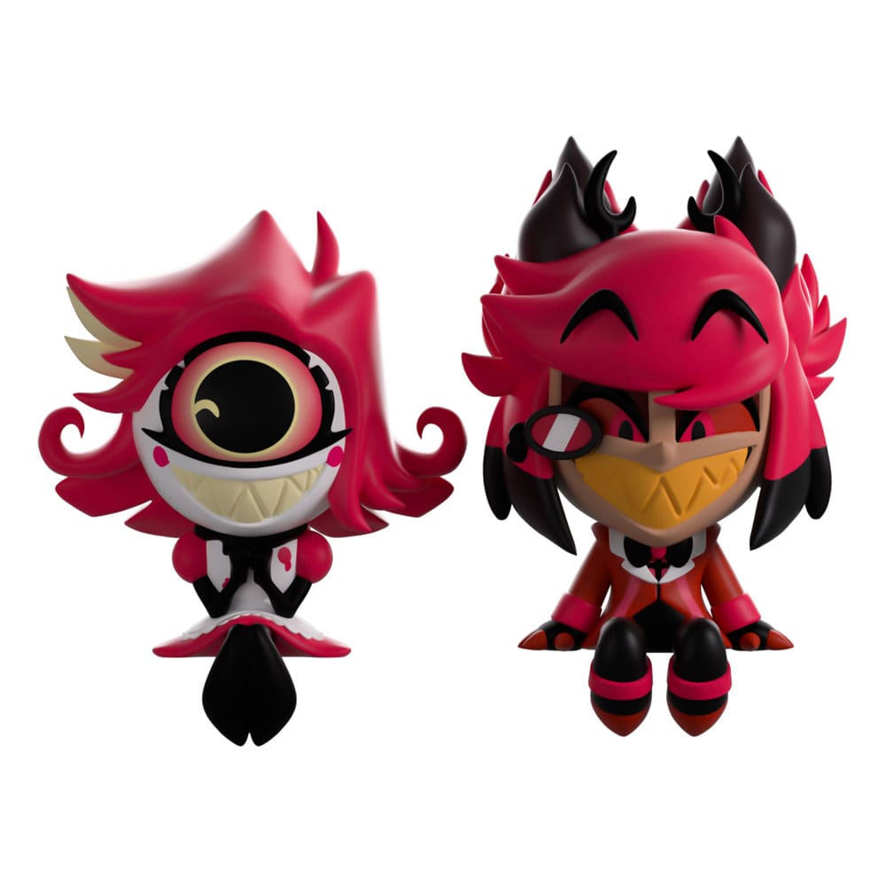 Hazbin Hotel Vinyl Figuren Alastor & Niffty Monitor Buddiez Image 1