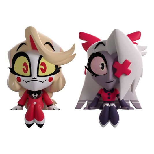 Hazbin Hotel Vinyl Figuren Charlie & Vaggie Monitor Buddiez Image 1