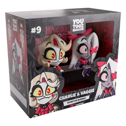 Hazbin Hotel Vinyl Figuren Charlie & Vaggie Monitor Buddiez Image 5