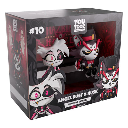 Hazbin Hotel Vinyl Figuren Angel Dust & Husk Monitor Buddiez Image 5