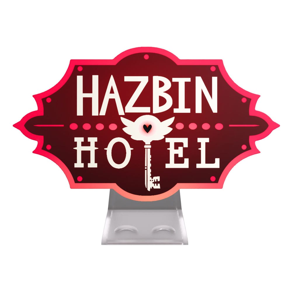 Hazbin Hotel Nachtlicht Logo Stand 13 cm Image 1