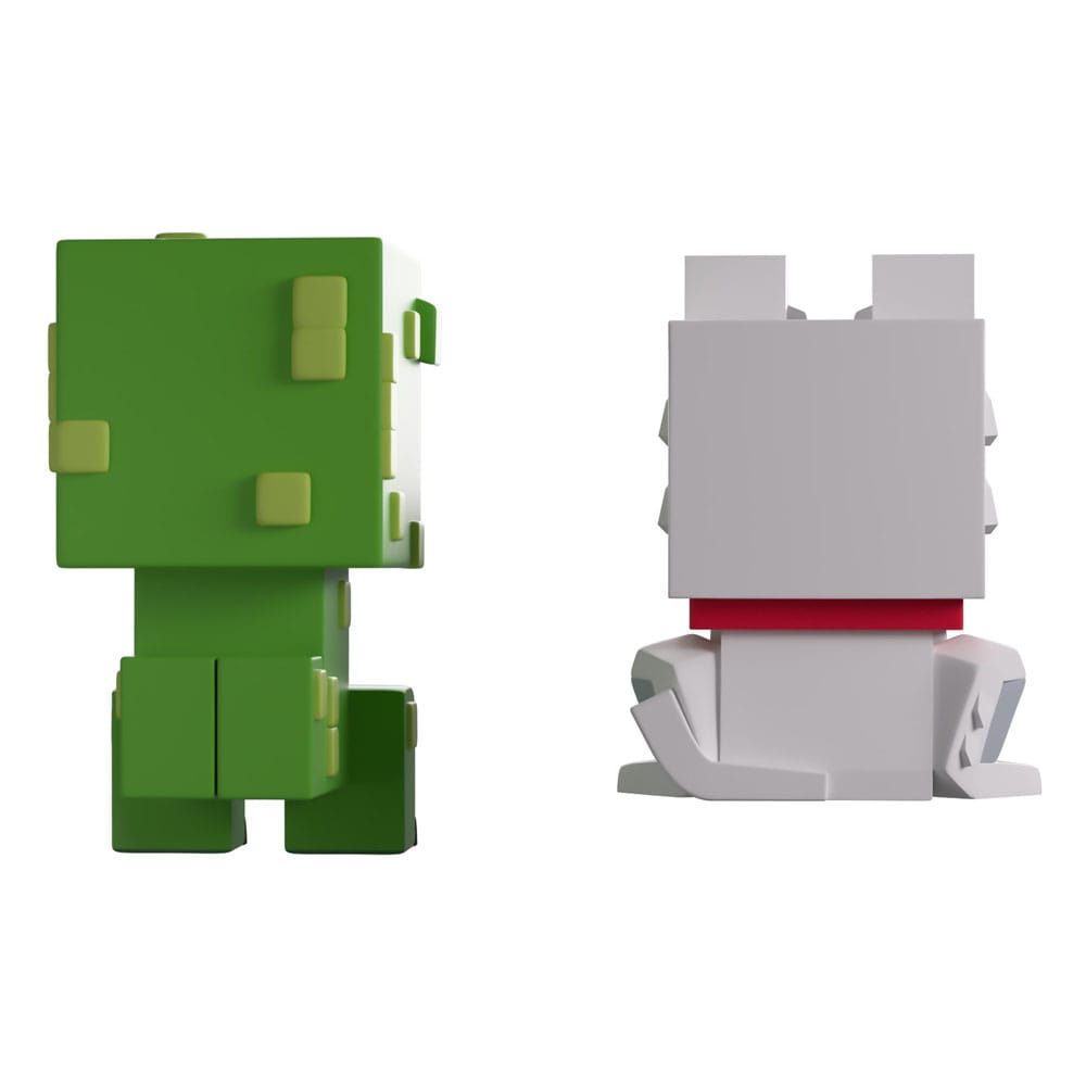 Minecraft Vinyl Figuren Wolf and Creeper Monitor Buddiez Image 3