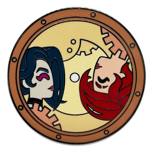 Arcane Ansteck-Pin Vi & Jinx Record 5 cm Image