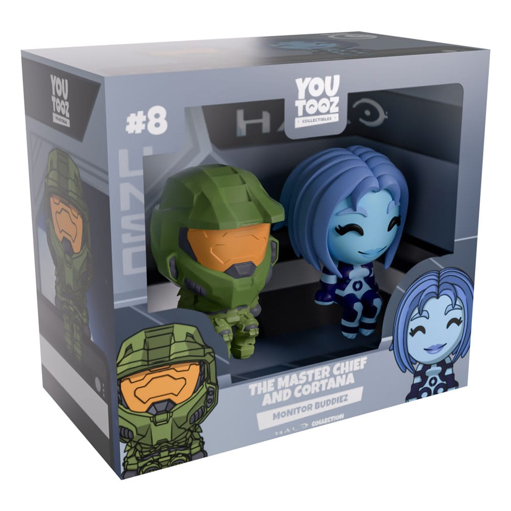 Halo Vinyl Figuren The Master Chief & Cortana Monitor Buddiez Image 5