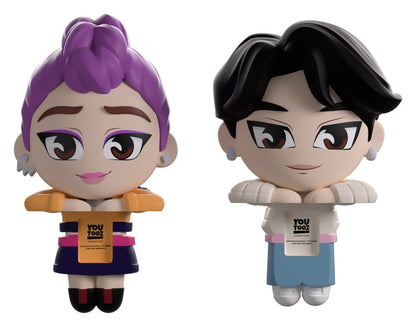 KPop Demon Hunters Vinyl Figuren Jinu & Rumi Monitor Buddiez 6 cm Image 1