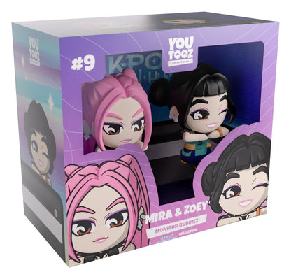 KPop Demon Hunters Vinyl Figuren Mira & Zoey Monitor Buddiez 6 cm Image 4