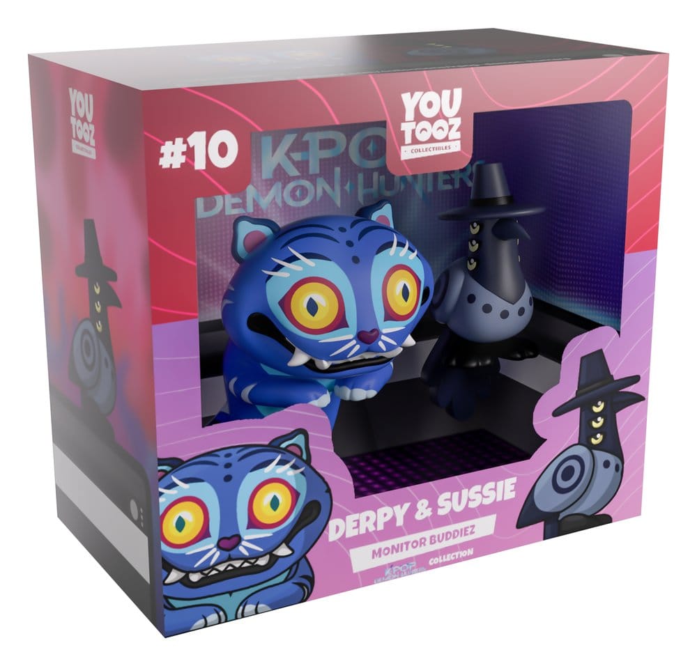 KPop Demon Hunters Vinyl Figuren Derpy & Sussie Monitor Buddiez 6-8 cm Image 4