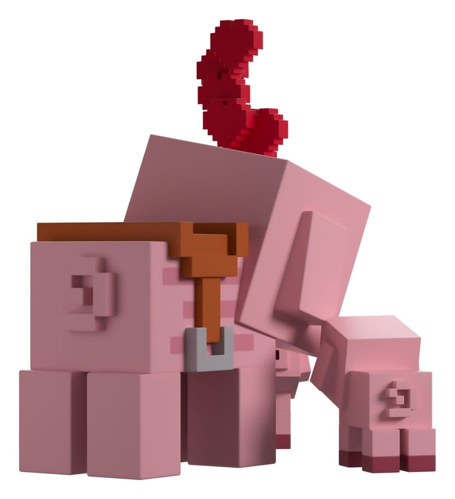 Minecraft Vinyl Figur Pig Family 8 cm Image 3