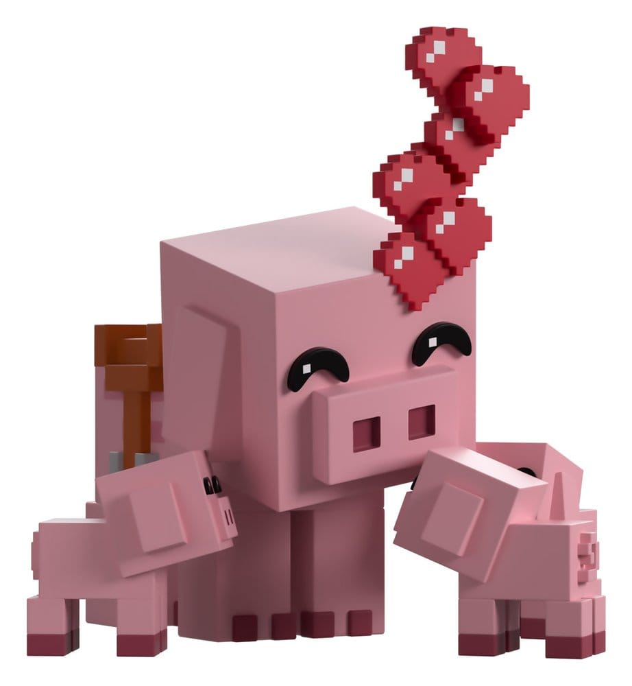Minecraft Vinyl Figur Pig Family 8 cm Image 1