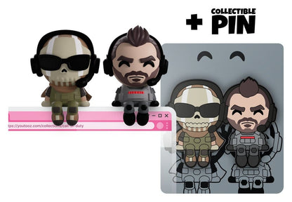Call of Duty Vinyl Figuren Ghost & Soap Monitor Buddiez 7 cm Image 4