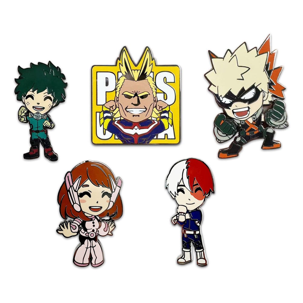 My Hero Academia Ansteck-Pins Set 5 cm (6) Image 1