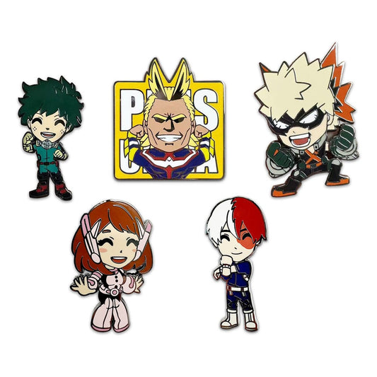 My Hero Academia Ansteck-Pins Set 5 cm (6) Image 1