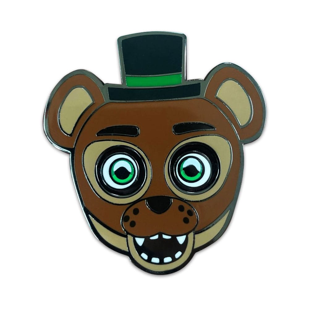 Five Nights at Freddy´s Ansteck-Pin Popgoes The Weasel Glow in the Drak Spinning 5 cm Image 1