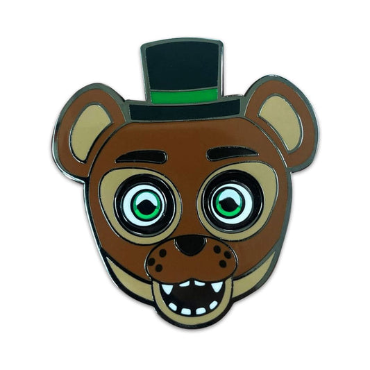 Five Nights at Freddy´s Ansteck-Pin Popgoes The Weasel Glow in the Drak Spinning 5 cm Image 1