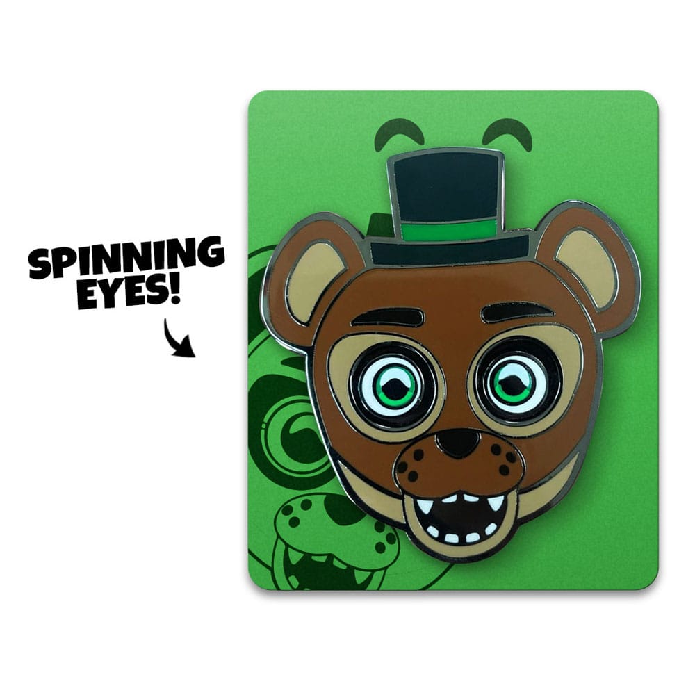 Five Nights at Freddy´s Ansteck-Pin Popgoes The Weasel Glow in the Drak Spinning 5 cm Image 3