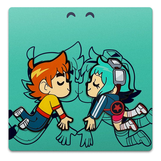 Scott Pilgrim Ansteck-Pin Scott & Ramona Kissing 5 cm Image 2