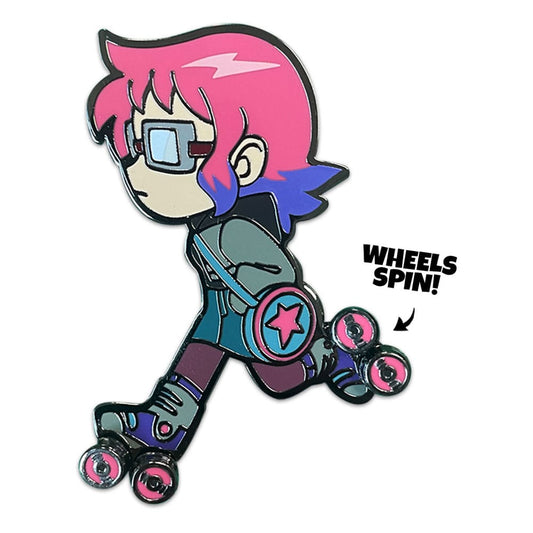 Scott Pilgrim Ansteck-Pin Ramona Skating 5 cm Image 1