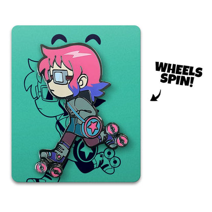 Scott Pilgrim Ansteck-Pin Ramona Skating 5 cm Image 2