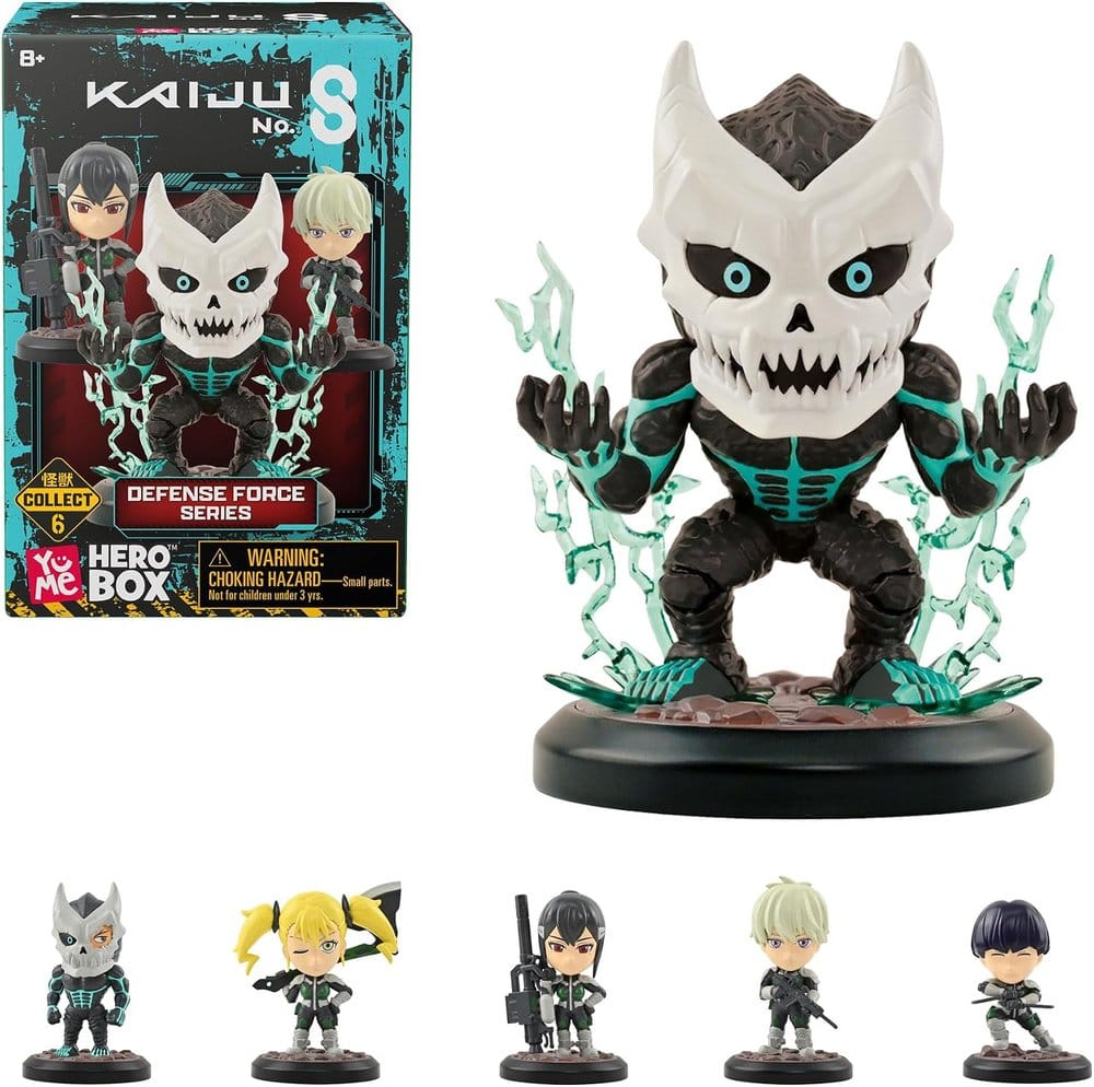 Kaiju No. 8 Hero Box Minifiguren Combat Series Blind Box Display (12) Image 1