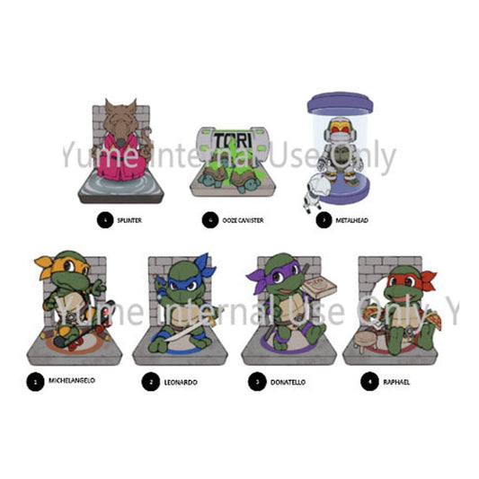 Teenage Mutant Ninja Turtles Hero Box Big Apple Series Minifiguren 8 cm Display (6) Image