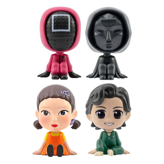 Squid Game Bobble Hero Wackelkopf-Figuren (Window Box Ver.) 6 cm Display (12) Image 1