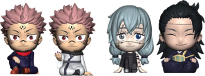 Jujutsu Kaisen Bobble Hero Wackelkopf-Figuren Series 2 6 cm Blind Box Display (12) Image