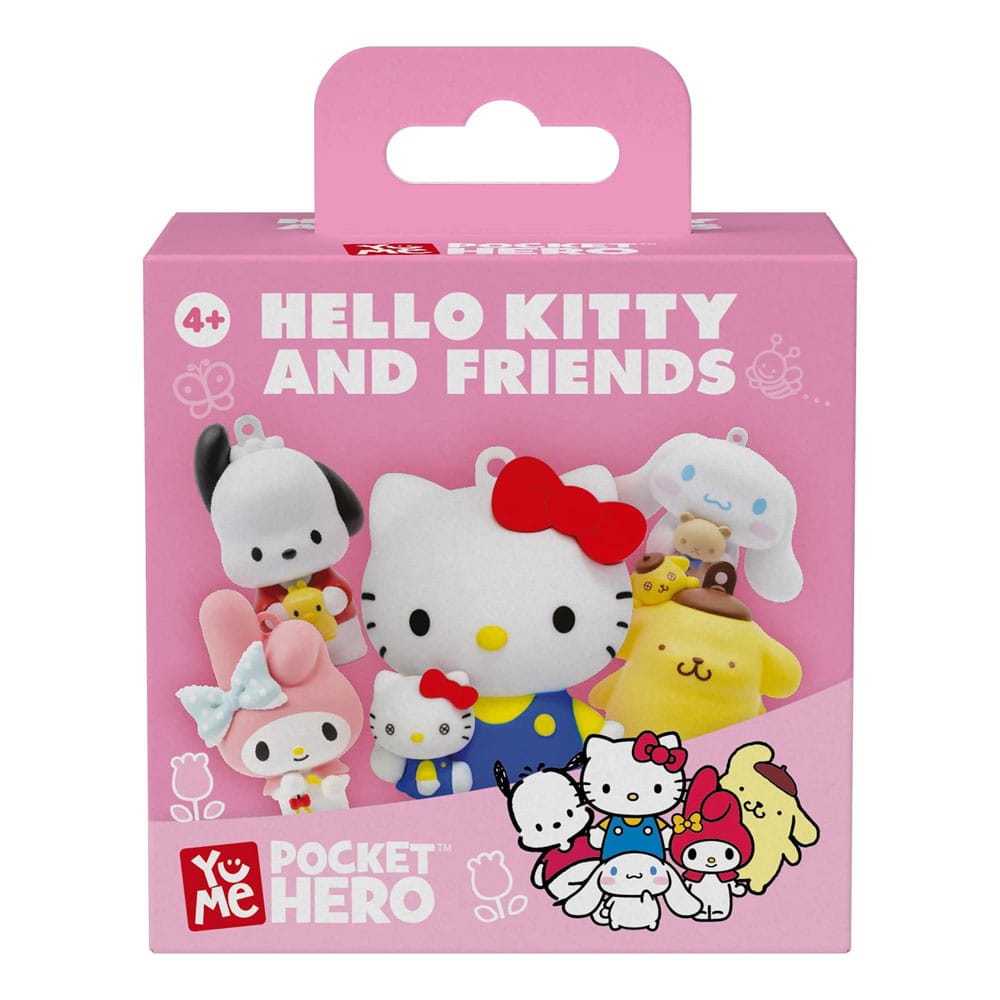 Sanrio Pocket Hero Schlüsselanhänger Hello Kitty and Friends Series 1 Blind Box Display (12) Image 7