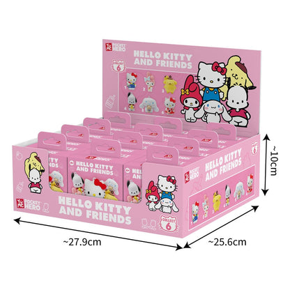 Sanrio Pocket Hero Schlüsselanhänger Hello Kitty and Friends Series 1 Blind Box Display (12) Image 10