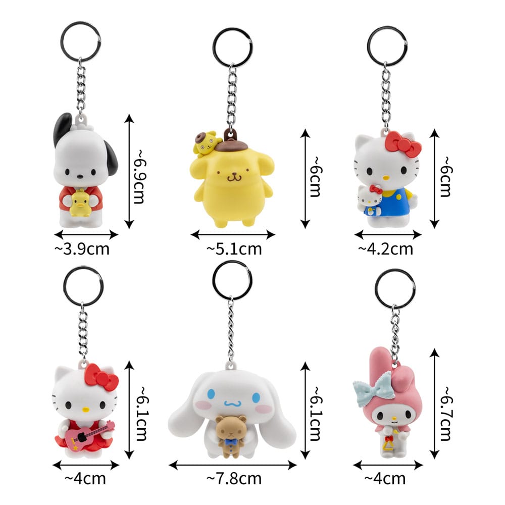 Sanrio Pocket Hero Schlüsselanhänger Hello Kitty and Friends Series 1 Blind Box Display (12) Image 11