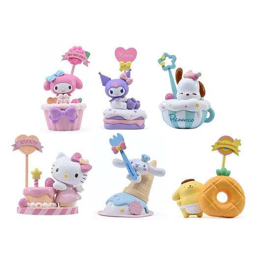 Sanrio Memo Stand Party Time Series Minifiguren Hello Kitty and Friends 7 cm Display (12) Image 1